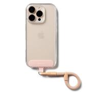 Ringke Holder Link Flow Finger Ring Strap Cordon Dragonne Sangle Bague de Doigt Téléphone Portable Sans Enchevêtrement Boucle de Doigt Accessoires pour Smartphone - Orange Pink