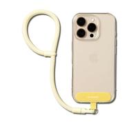 Ringke Holder Link Flow Hand Strap [P-Type] Cordon Dragonne Sangle Téléphone Portable Sans Enchevêtrement Boucle de Poignet Accessoires pour Smartphone - Butter Yellow