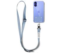 Ringke Holder Link Snap Hook Strap Cordon Bandoulière Téléphone Portable avec Étiquette Gradation TPU Cordon Accessoires Réglable en Corde de Polyester Sangle Courroie de Cou - Urban Blue