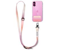 Ringke Holder Link Snap Hook Strap Cordon Bandoulière Téléphone Portable avec Étiquette Gradation TPU Cordon Accessoires Réglable en Corde de Polyester Sangle Courroie de Cou - Aloha Sunset
