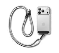 Ringke Holder Link Strap Cordon Téléphone Portable avec Étiquette en Nylon Noir Cordon Accessoires Réglable en Corde de Polyester Compatible avec 'étui Universel pour Téléphone