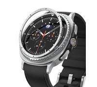 Ringke Inner Bezel Styling Compatible avec Coque Samsung Galaxy Watch 8 Classic 46mm Accessoire Étui Protection Stainless Steel Acier Inoxydable Anti-Rayures Résistant aux Rayures - 46-IN-01 Silver