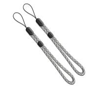 Ringke Lanyard Dragonne Poignet [Checkered Gray] [2-Pack] pour Téléphone, Smartphone, Caméra, DSLR, USB