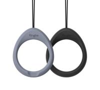 Ringke Lot de 2 dragonnes en silicone pour smartphone avec fixation antid rapante, compatibles avec coques, cl s, appareils photo et plus encore
