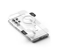 Ringke Magnetic Plate Compatible avec Anneau MagSafe Accessoires, Autocollants Magnétiques Adhésifs Universels Aimant Magsafe avec Guide de Fixation d'installation - White