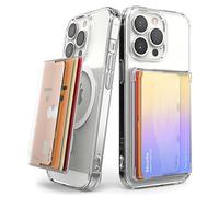 Ringke Magnetic Side Slot Card Holder Conçu pour Les téléphones intelligents - Clear Mist