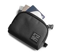 Ringke Mini Pochette pour AirPods Pro 2, AirPods 3, Galaxy Buds 2 Pro - Étui Accessoire pour Écouteurs - Half Pocket (Noir)