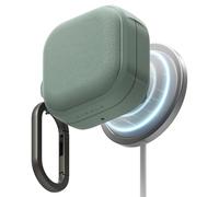 Ringke Onyx Magnetic Coque Samsung Galaxy Buds 4 / Buds 4 Pro Étui Magnétique Antichoc en TPU Compatible Recharge sans Fil avec Mousqueton Chromé Protection Ultra Fine Bumper Durable - Sage Green