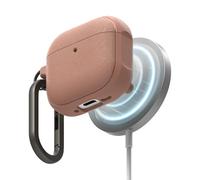Ringke Onyx Magnetic pour Coque AirPods 5/4 Étui - Constant Coral | Antidérapant Anti-Rayures TPU Housse de Protection Antichoc avec Mousqueton