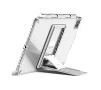Ringke Outstanding Support Tablette Béquille à Ressort Adhesive Multi-Angle pour iPad & Tablettes (8"-13") Support Slim Fin Léger et Portable Accessoire Stick-on Universel - Light Gray