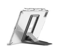 Ringke Outstanding Support Tablette Béquille à Ressort Adhesive Multi-Angle pour iPad & Tablettes (8"-13") Support Slim Fin Léger et Portable Accessoire Stick-on Universel - Dark Gray
