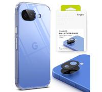 Ringke Paquet Coque et Verre Trempé pour Caméra Compatible avec Google Pixel 10a [Fusion Clear + Camera Glass] Transparente Clear Ultra Fine Solide Rigide Back Souple Bumper Étui