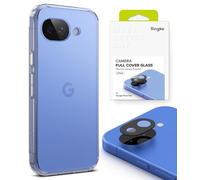 Ringke Paquet Coque et Verre Trempé pour Caméra Compatible avec Google Pixel 10a [Fusion Matte Clear + Camera Glass] Translucide Ultra Fine Solide Rigide Back Souple Bumper Étui