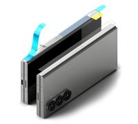 Ringke Protecteur d'écran Charnière Compatible avec Samsung Galaxy Z Fold 6 / Z Fold 5 / Z Fold 4 [Hinge Dual Easy Film] [2 Pack] Application Facile Résistant aux Rayures - Clear