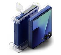 Ringke Protecteur d'écran Charnière Compatible avec Samsung Galaxy Z Flip 7 [Hinge Dual Easy Film] [2 Pack] Application Facile Résistant aux Rayures - Clear