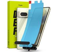 Ringke Protecteur d'écran Compatible avec Google Pixel 7 [Dual Easy Film] [2 Pack] Application Facile Attachement sans Échec Fonction de Dépoussiérage Résistant aux Rayures