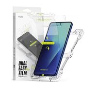 Ringke Protecteur d'écran Compatible avec Samsung Galaxy Z Flip 7 [Dual Easy Pro Film] [2 Pack] Application Facile Attachement sans Échec Fonction de Dépoussiérage Résistant aux Rayures - Clear