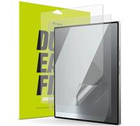 Ringke Protecteur d'écran Compatible avec Samsung Galaxy Z Fold 6 (2024) [Dual Easy Film] [2 Pack] Application Facile Attachement sans Échec Fonction de Dépoussiérage Résistant aux Rayures - Clear