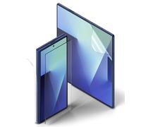 Ringke Protecteur d'écran Compatible avec Samsung Galaxy Z Fold 7 [3-in-1 Protector] Verre Trempé l'écran Externe et l'écran Intérieur et l'écran Charnière Résistant aux Rayures - Clear