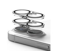 Ringke Protection Caméra iPhone 16 Plus, iPhone 16 Verre Trempé [2 Pack] 9H Dureté Camera Lens Protection Anti-Rayures Aucune Interférence de Flash Caméra Arrière Protecteur - Clear