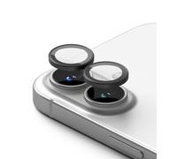 Ringke Protection Caméra iPhone 16 Plus, iPhone 16 [Camera Lens Frame Glass] [2 Pack] Protection Objectif Couvercle en Verre Cadre en Aluminium Résistant aux Rayures Caméra Protecteur