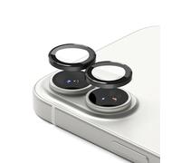 Ringke Protection Caméra iPhone 17 Verre Trempé [Camera Lens Frame Glass] [2 Pack] Protection Objectif Couvercle en Verre Cadre en Aluminium Résistant aux Rayures Caméra Protecteur