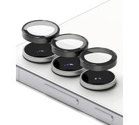 Ringke Protection Caméra Samsung Galaxy S25 FE [Camera Lens Frame Glass] [2 Pack] Protection Objectif Couvercle en Verre Cadre en Aluminium Résistant aux Rayures Caméra Protecteur Samsung S25 FE