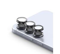 Ringke Protection Caméra Samsung Galaxy S25 Plus [Camera Lens Frame Glass] [2 Pack] Protection Objectif Couvercle en Verre Cadre en Aluminium Résistant aux Rayures Caméra Protecteur