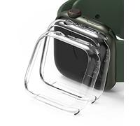 Ringke [Slim] Coque Compatible avec Apple Watch 41mm Series 9/8 / 7 [2 Pack] Transparente Solide Rigide Bumper - Clear & Clear