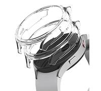 Ringke [Slim] Coque Compatible avec Galaxy Watch 4 44mm [2 Pack] Transparente Solide Rigide Bumper - Clear