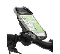 Ringke Support Téléphone Vélo, Support Téléphone Moto [Quick & Go Grip] Bike Mount pour Guidons Détachement par Simple Pression Coussin en Caoutchouc Inclus - Black