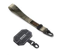 Ringke Tactical Webbing Hand Strap with Patch Dragonne Polyester Sangle de Téléphone Portable Multi-Usage Cordon Durable - Camo Sand