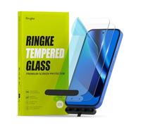 Ringke Tempered Glass Compatible avec Verre Trempé Google Pixel 10a Qualité HD Transparent Anti-Rayures 9H Dureté Application Facile Protecteur d'écran Pixel 10a - Clear