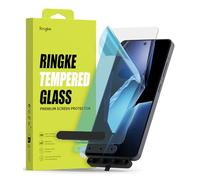 Ringke Tempered Glass Compatible avec Verre Trempé OnePlus 13R Qualité HD Transparent Anti-Rayures 9H Dureté Application Facile Protecteur d'écran OnePlus 13R - Clear