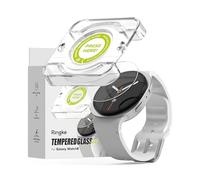 Ringke Tempered Glass Pro Compatible avec Samsung Galaxy Watch 8 44mm Protecteur d’Écran Verre Trempé 9H Haute Définition HD Anti-Rayures & Empreintes - Pack de 2