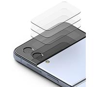 Ringke Verre Trempé Avant Protecteur d'écran Compatible avec Samsung Galaxy Z Flip 4 5G (2022) Cover Display Glass [3 Pack] Qualité HD Transparent Anti-Rayures 9H Dureté - Clear