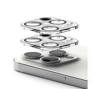 Ringke Verre Trempé Caméra Protection Compatible avec iPhone 15 Pro Max [2 Pack] 9H Dureté Camera Lens Protection Anti-Rayures Aucune Interférence de Flash - Clear