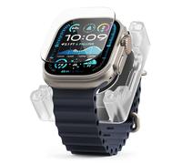 Ringke Verre Trempé Compatible avec Apple Watch Ultra 3/2 / 1 49mm [Easy Slide Tempered Glass] [2 Pack] Protecteur d'écran Taille Exacte Transparent Anti-Rayures 9H Dureté