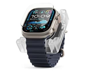 Ringke Verre Trempé Compatible avec Apple Watch Ultra 3/2 / 1 49mm [Easy Slide Tempered Glass] [2 Pack] Protecteur d'écran Taille Exacte Transparent Anti-Rayures 9H Dureté