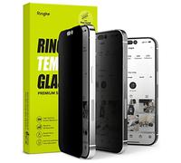 Ringke Verre Trempé Intimité Protecteur d'écran Compatible avec iPhone 14 Pro Max Full Cover Privacy Glass Anti-Espion Qualité HD Anti-Rayures 9H Dureté