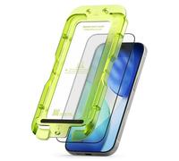 Ringke Verre Trempé iPhone 17 Protecteur d'écran Vitre [Easy Slide Tempered Glass] Qualité HD Transparent Anti-Rayures 9H Dureté Application Facile - Clear