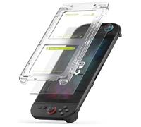 Ringke Verre Trempé Nintendo Switch 2 Protecteur d'écran Vitre [Easy Slide Tempered Glass] Qualité HD Transparent Anti-Rayures 9H Dureté Application Facile - Clear