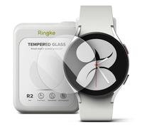Ringke Verre Trempé pour Bezel Styling Compatible avec Samsung Galaxy Watch 5/4 40mm [Tempered Glass] [4 Pack] Protecteur d'écran Taille Exacte Qualité HD Transparent Anti-Rayures 9H Dureté