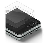 Ringke Verre Trempé Protecteur d'écran Compatible avec Samsung Galaxy Z Flip 5 5G (2023) Cover Display Glass [2 Pack] Qualité HD Transparent Anti-Rayures 9H Dureté - Clear