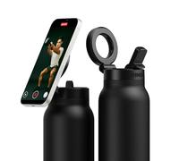 Ringo Pro XL Gourde Isotherme Inox et Support Magnétique Rotatif Smartphone