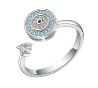 Rings Spinner - Bague pour femme | Anneaux sensoriels en cuivre, bijoux exquis et élégants, jouet inquiétant réglable, anneau de roulement élégant pour la famille, les amis, les amoureux, Consulte la