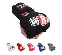 Ringside Gel Shock Quick Wraps - Bandages absorbant les chocs avec soutien sûr, idéal pour la boxe, le MMA, le Muay Thaï et les arts martiaux, gants de boxe intérieurs pour homme et femme, noir