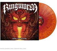 Ringworm - Seeing Through Fire - Red In Orange W/ Red & Magenta Splatter [Vinyl Lp] Colored Vinyl, Magenta , Orange, Red