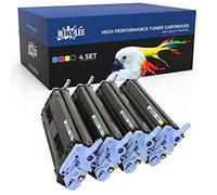 RINKLEE 124A 707 Cartouche de Toner Compatible pour HP Color LaserJet 1600 2600 2600n 2605 2605dn CM1015 CM1017 MFP Canon i-SENSYS LBP5000 LBP5100 | Grande Capacité 2500/2000 Pages | Pack 4