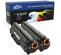 RINKLEE CF283A 83A Cartouche de Toner Compatible pour HP Laserjet Pro MFP M125nw M126a M127fn M127fw M128fn M225dn M225dw M201dw M201n M202dw M202n | Grande Capacité 1500 Pages | Noir, Pack 2